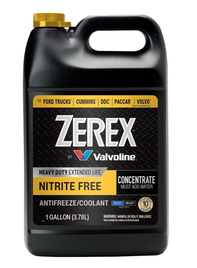 فالفولاين زيركس™ سائل تبريد/مانع تجمد أصفر اللون، عالي التحمل، خالٍ من النتريت، طويل الأمد، سعة 3.78 لتر - Image 1